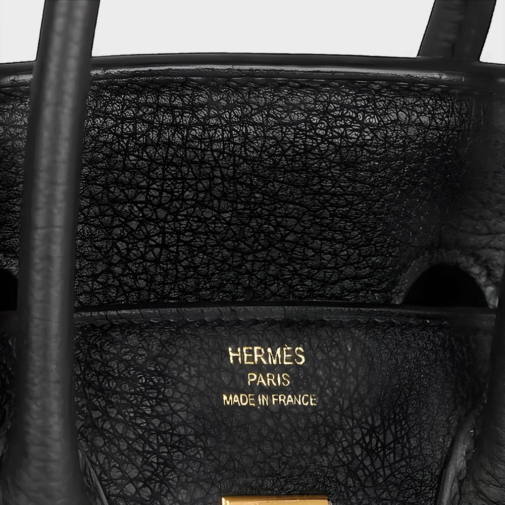 Hermès - Birkin 25 - Black Togo - Picture 8 of 14